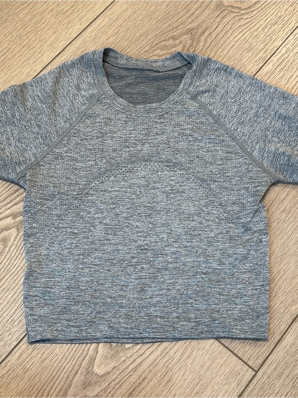 lululemon Gray Heather Short-Sleeve Crew Tee